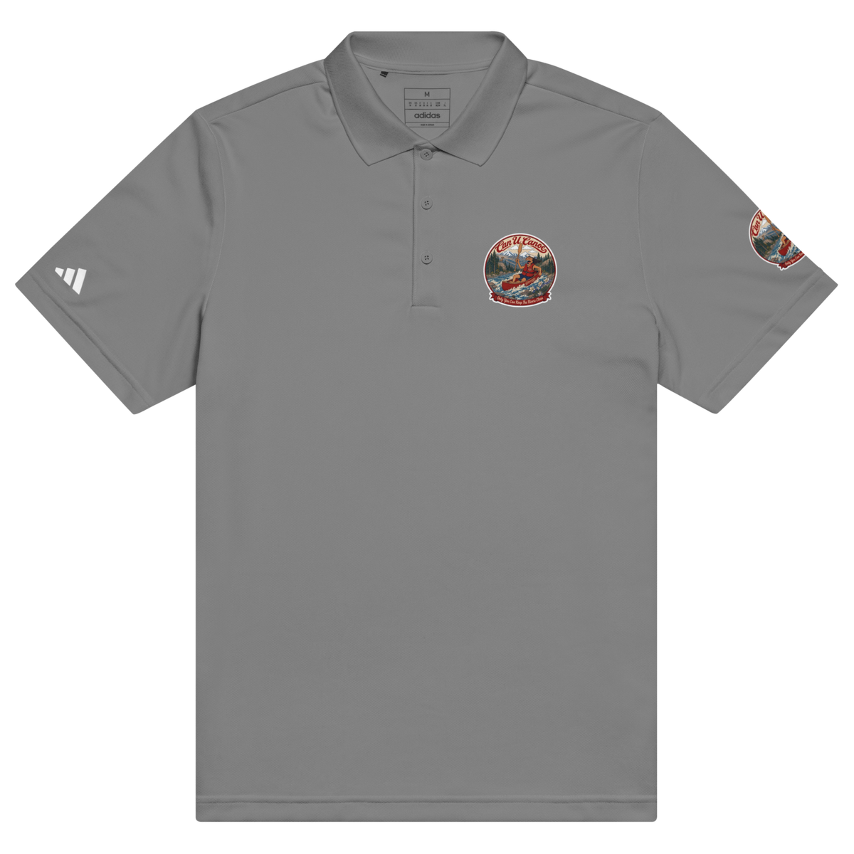 CUC Sport Polo — George's First-Brace Polo | Grey Three | S | Front | exact approved George badge
