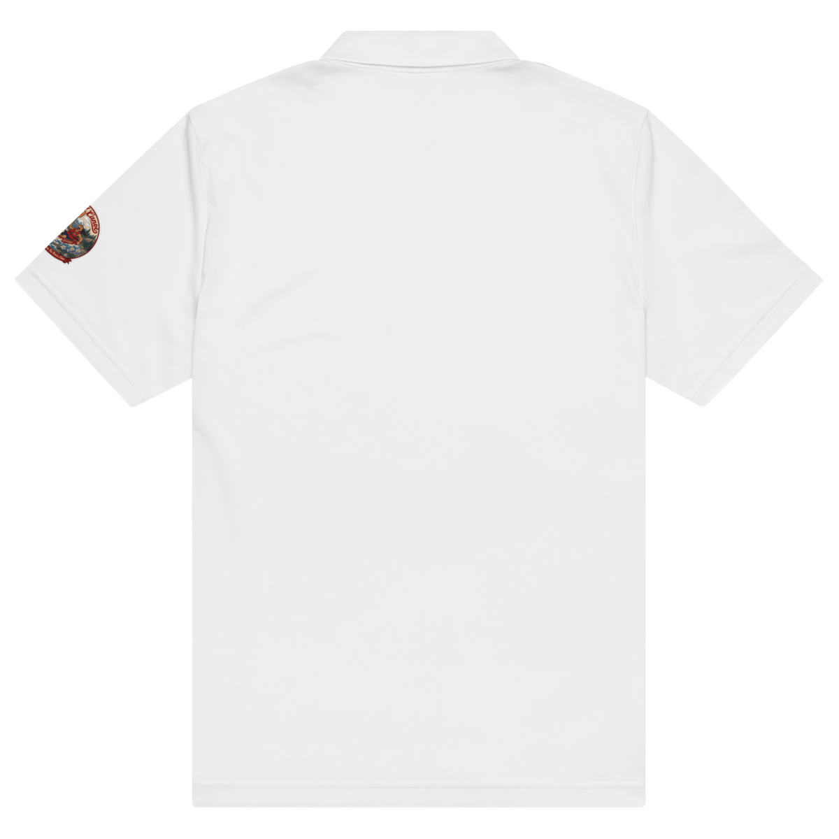 CUC Sport Polo — George's First-Brace Polo | White | S | short_sleeve_left_dtf | exact approved George badge