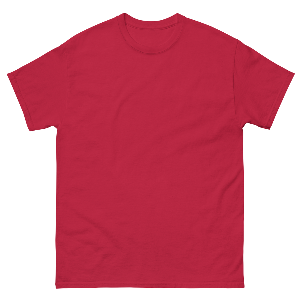 CUC Junior River Ranger Dad Tee — George’s Proud Papa | Cardinal | front | newest boy pledge-card artwork