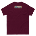 CUC Junior River Ranger Dad Tee — George’s Proud Papa | Maroon | back | newest boy pledge-card artwork
