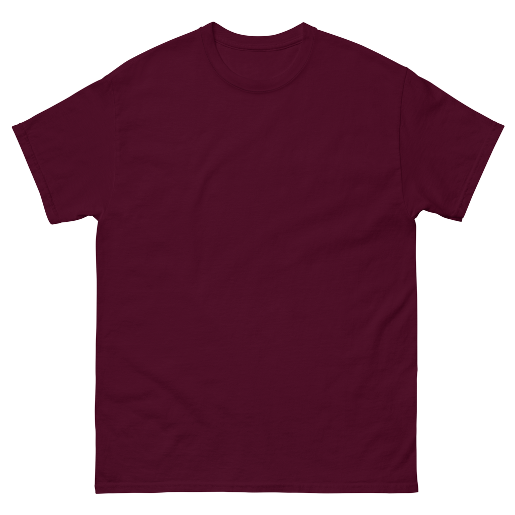 CUC Junior River Ranger Dad Tee — George’s Proud Papa | Maroon | front | newest boy pledge-card artwork