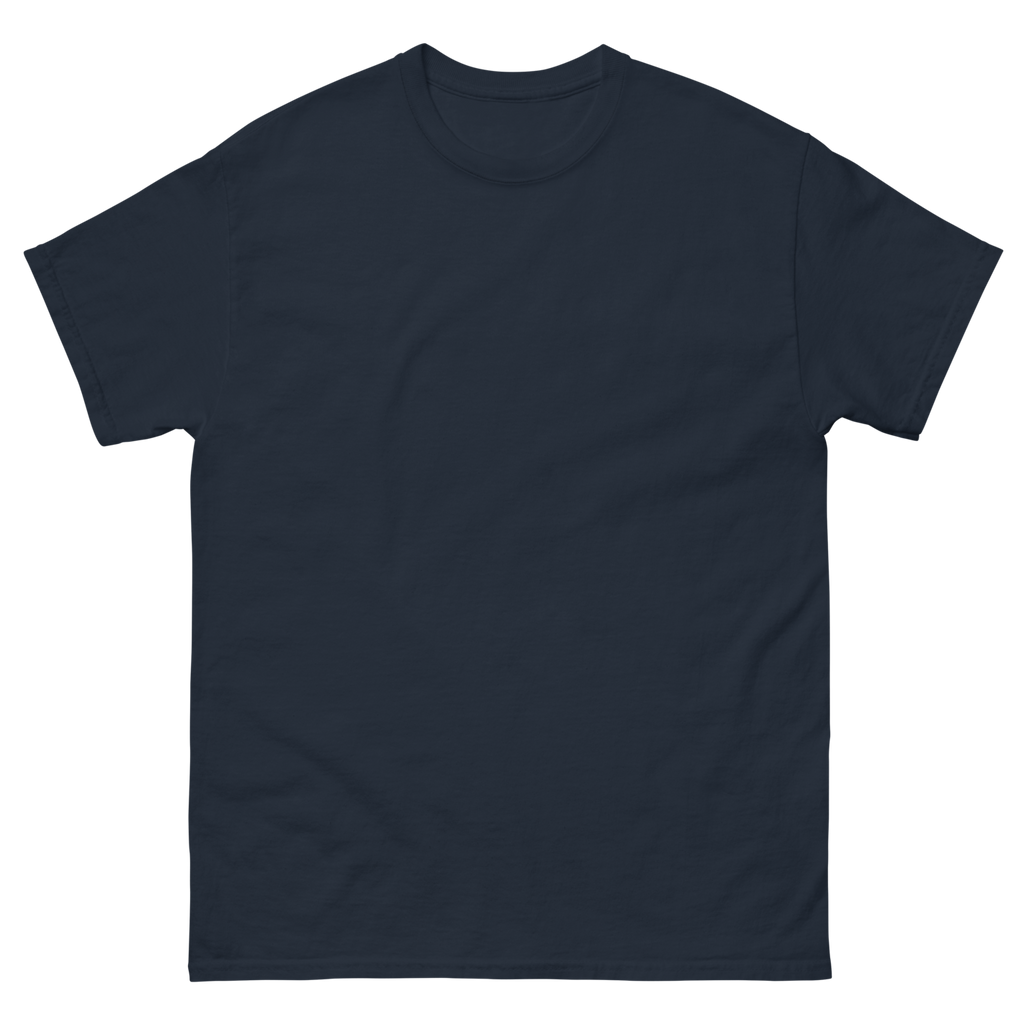CUC Junior River Ranger Dad Tee — George’s Proud Papa | Navy | front | newest boy pledge-card artwork