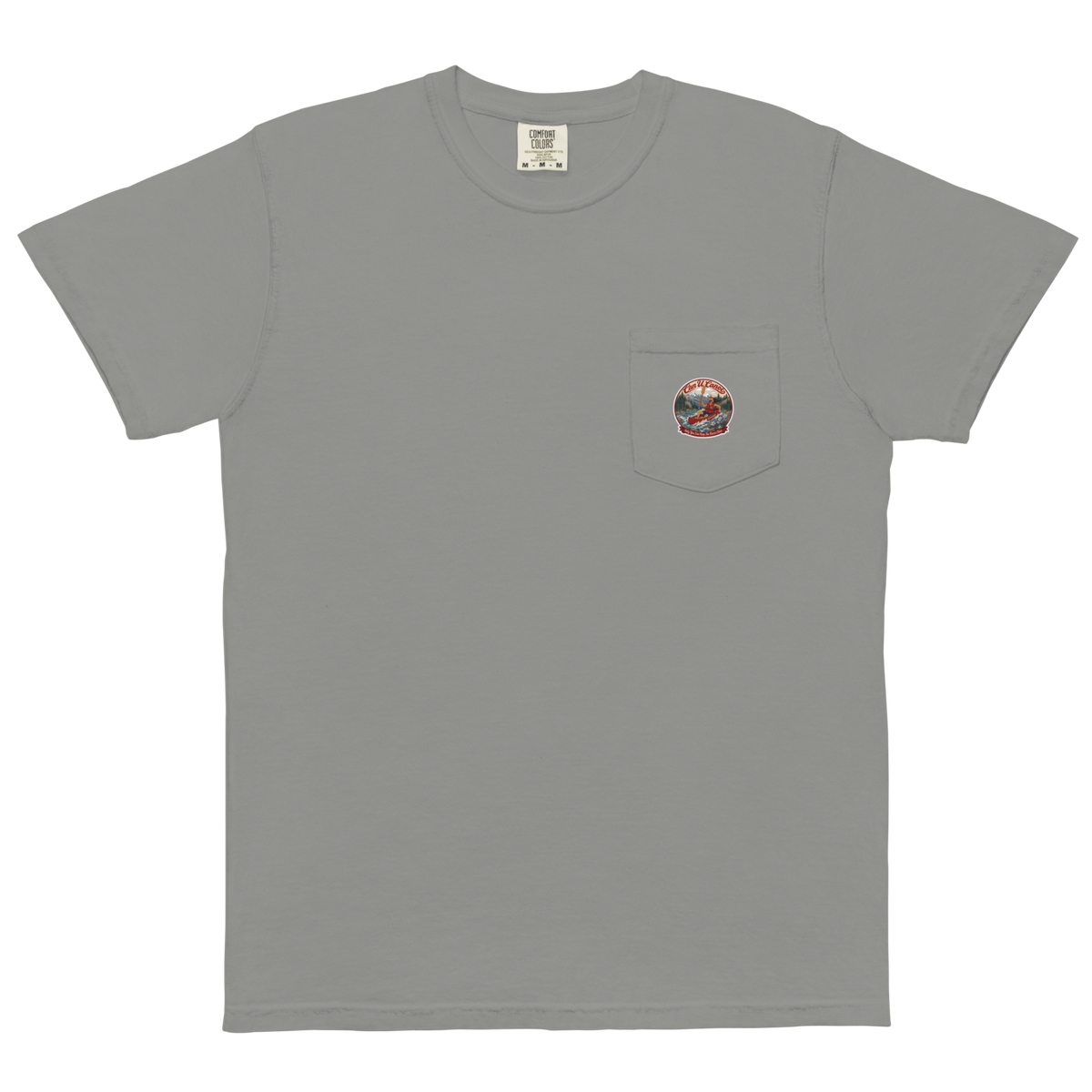 CUC Garment-Dyed Pocket Tee — George’s Weathered | Grey | S | pocket | exact approved George badge