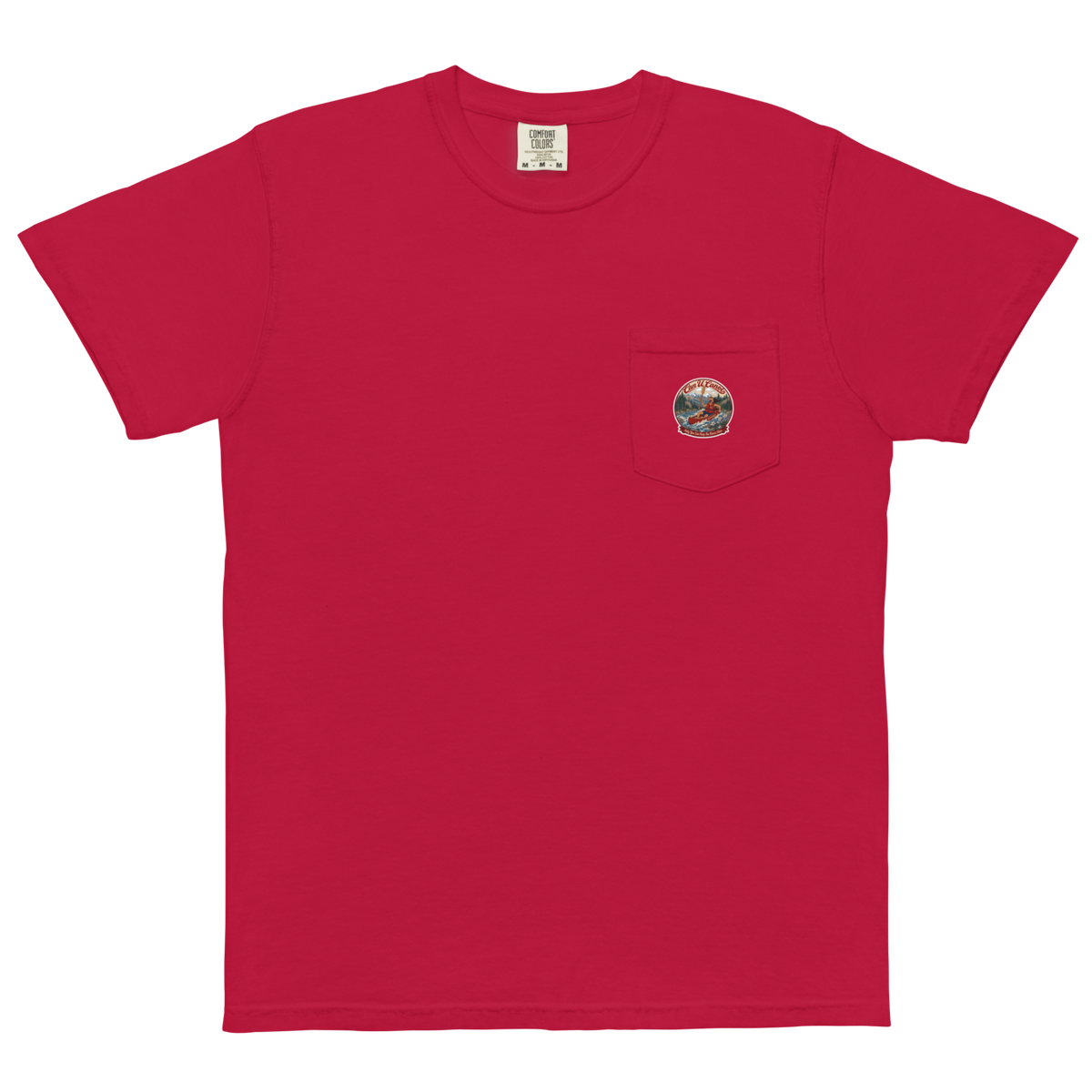 CUC Garment-Dyed Pocket Tee — George’s Weathered | Red | S | pocket | exact approved George badge