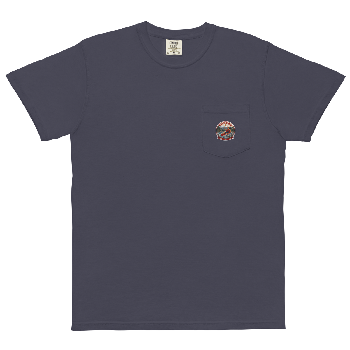 CUC Garment-Dyed Pocket Tee — George’s Weathered | True Navy | S | pocket | exact approved George badge
