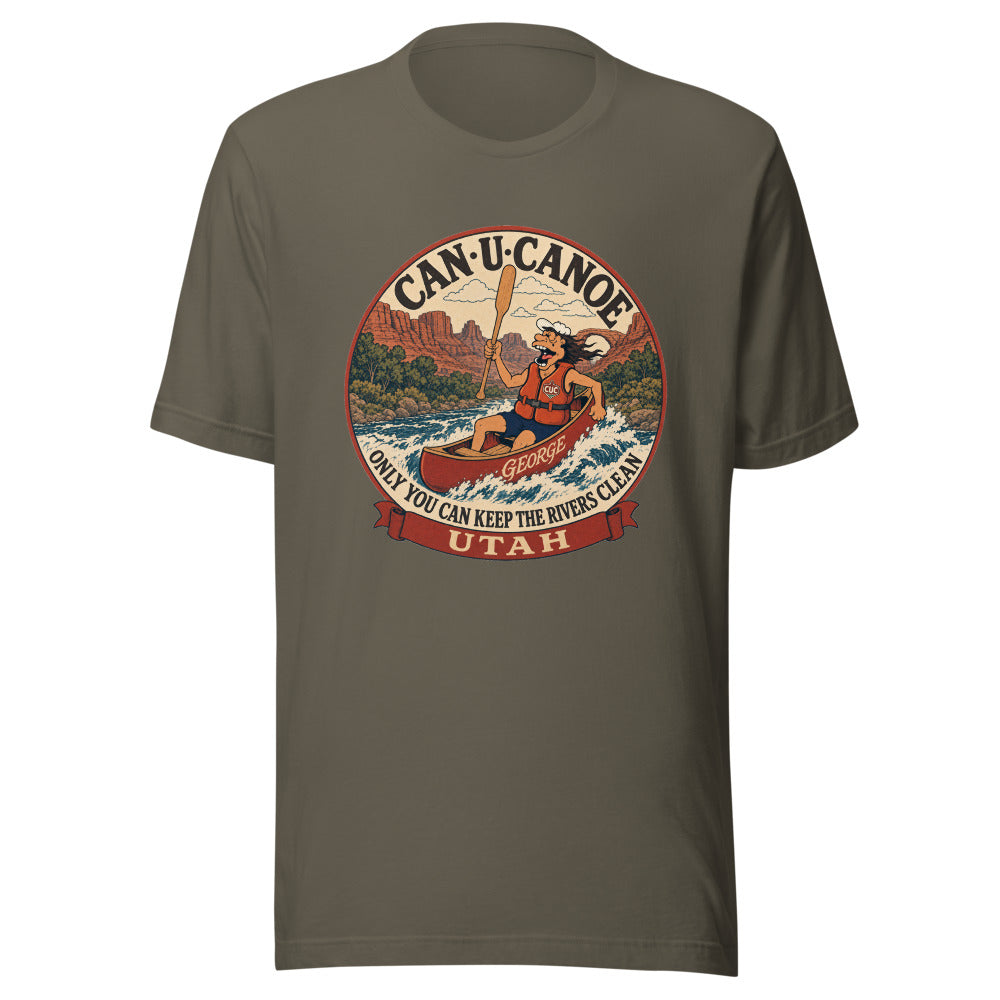 George's Utah River Badge unisex tee