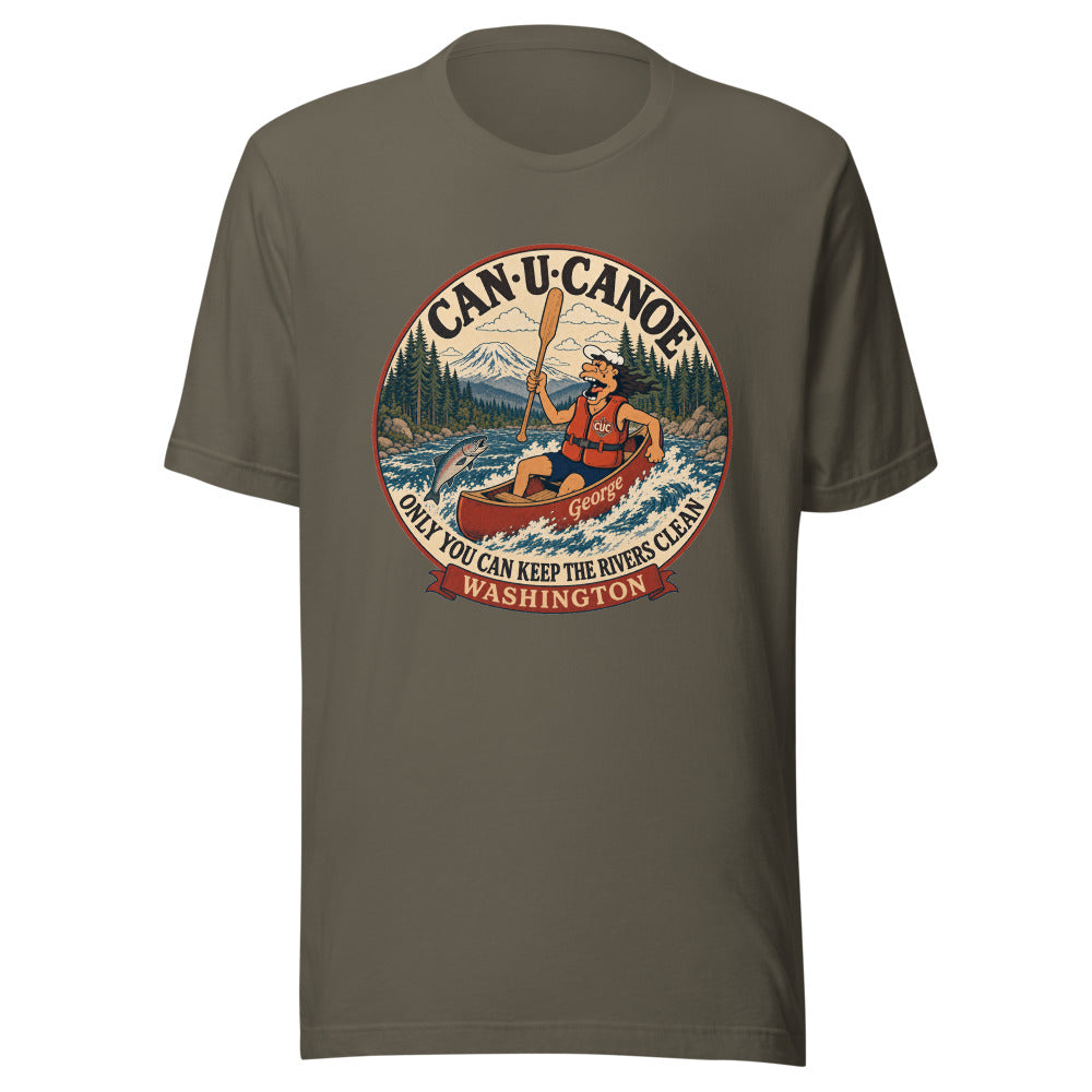 George's Washington River Badge unisex tee
