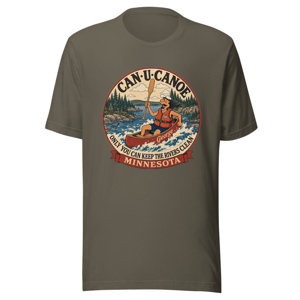 George's Minnesota River Badge unisex tee