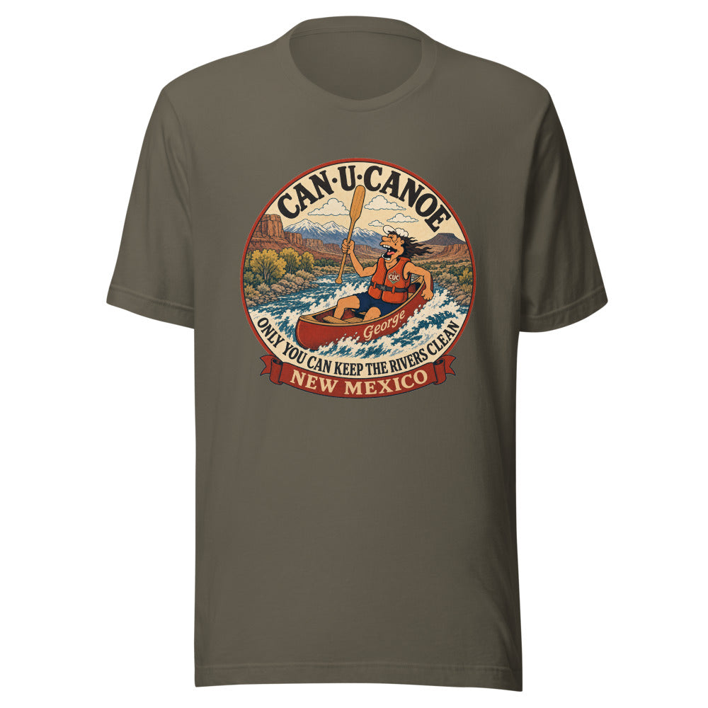George's New Mexico River Badge unisex tee
