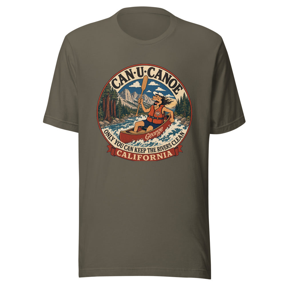 George's California River Badge unisex tee