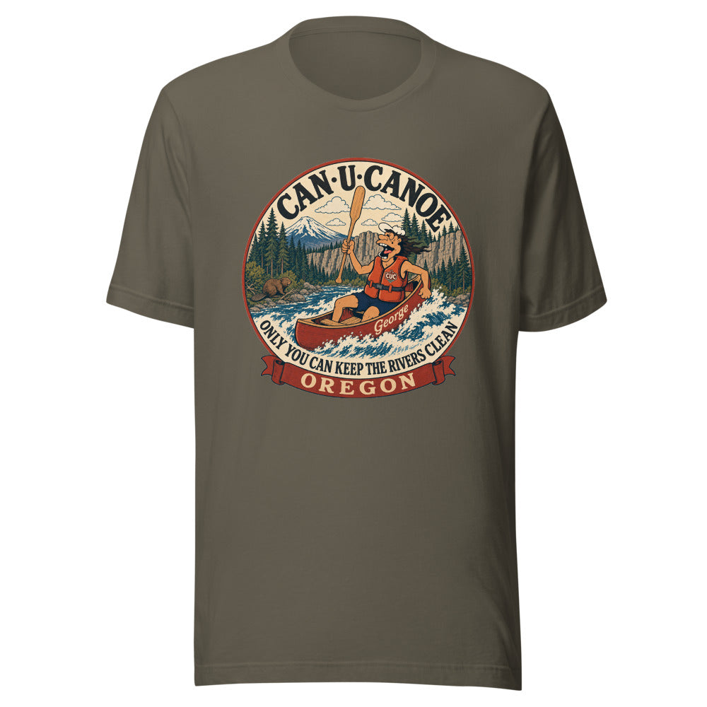 George's Oregon River Badge unisex tee