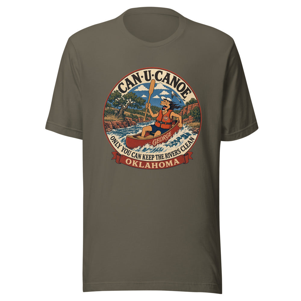 George's Oklahoma River Badge unisex tee