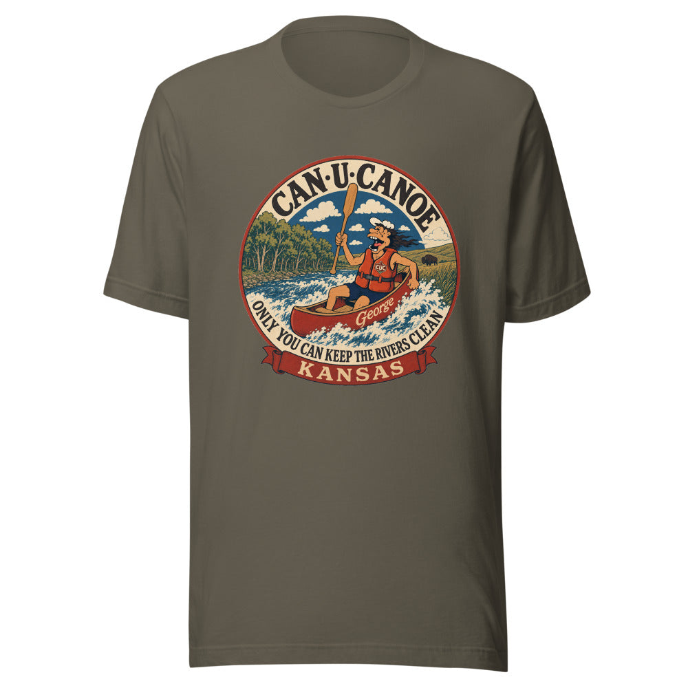George's Kansas River Badge unisex tee