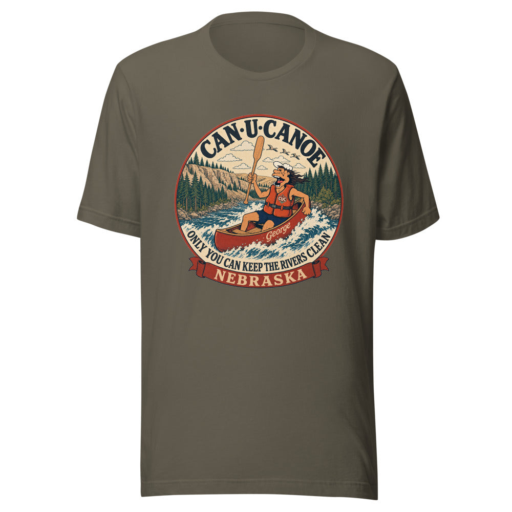 George's Nebraska River Badge unisex tee