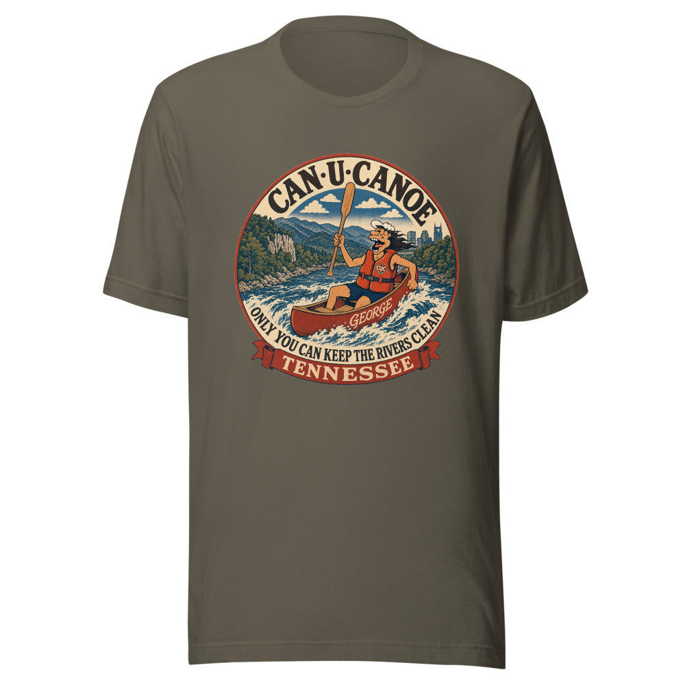George's Tennessee River Badge unisex tee - Army
