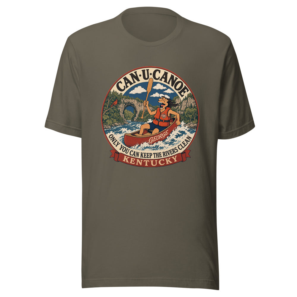 George's Kentucky River Badge unisex tee - Army