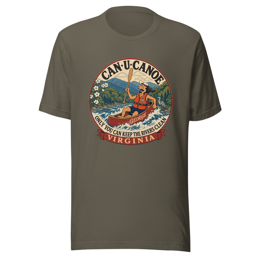 George's Virginia River Badge unisex tee - Army