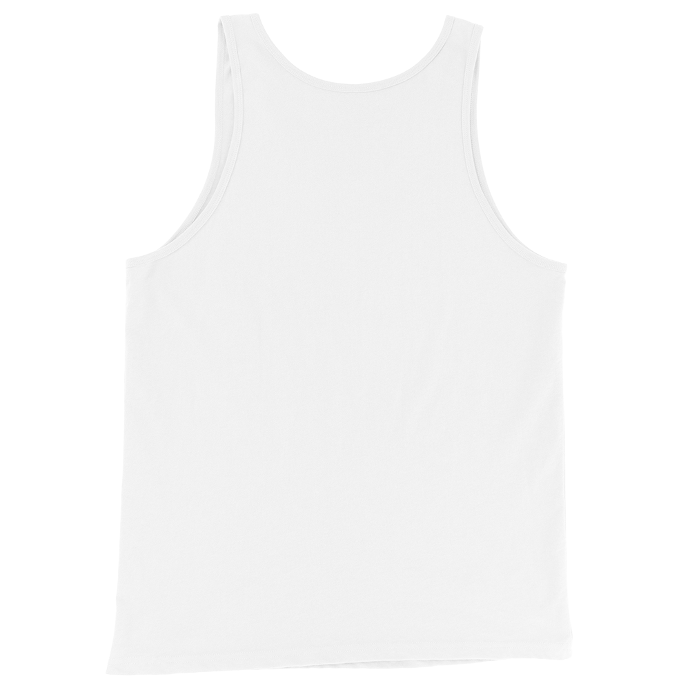 CUC Junior River Ranger Dad Tank — George’s Proud Papa Tank | White | back | newest boy pledge-card artwork