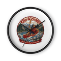 CUC Wall Clock — George’s Tide Clock | Black Base/Clock Hand Black | 10″ | front | exact approved George badge