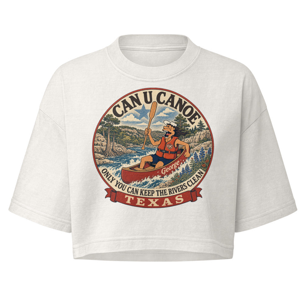 George's Texas River Badge garment-dye crop tee colorway 3