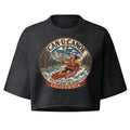 George's California River Badge garment-dye crop tee colorway 1