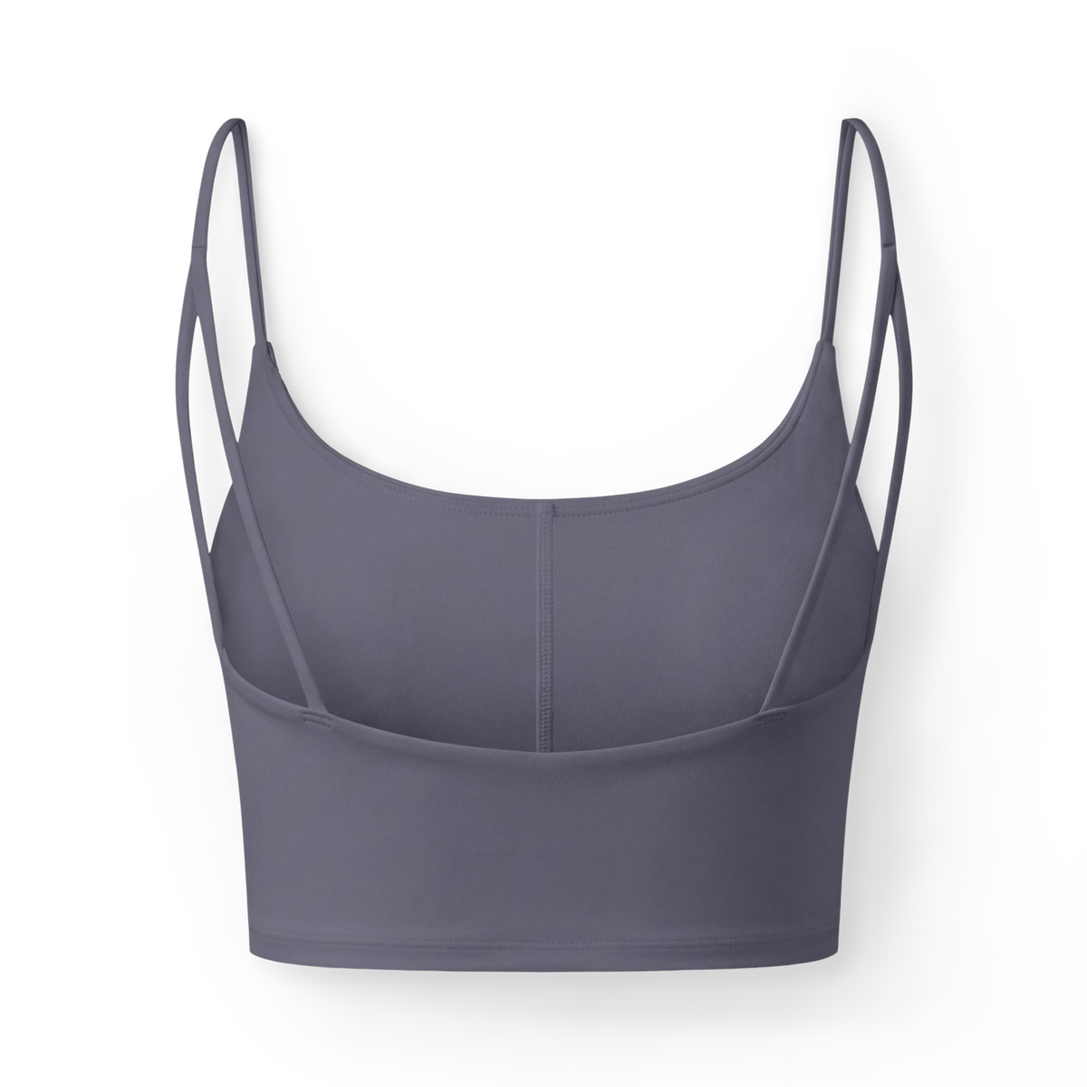 CUC Luxe Bra — George's Paddle Bra | Charcoal | XS | Back | exact approved George badge