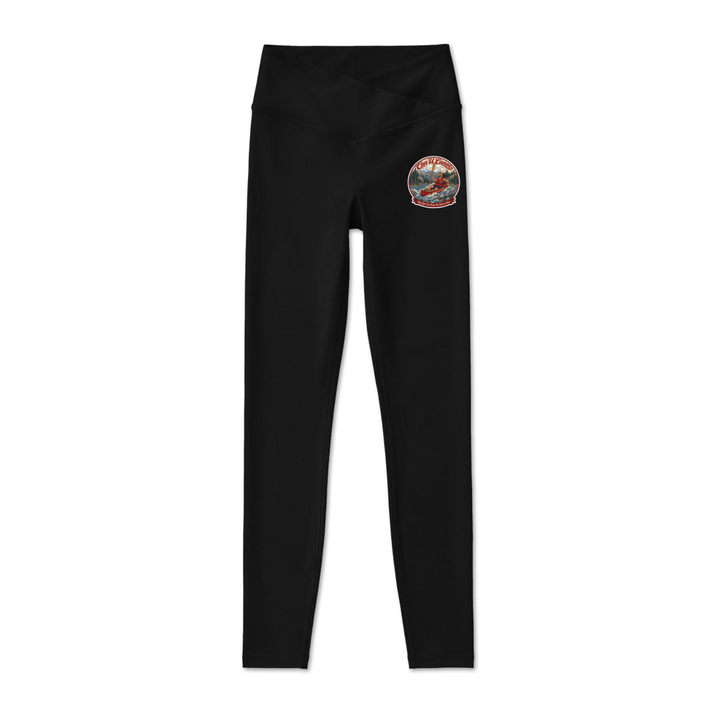 CUC Luxe Leggings — George's River-Path Leggings | Black | XS | leg_left | exact approved George badge