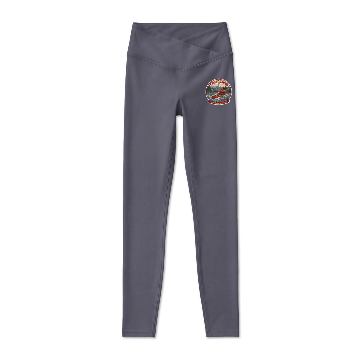 CUC Luxe Leggings — George's River-Path Leggings | Charcoal | XS | leg_left | exact approved George badge
