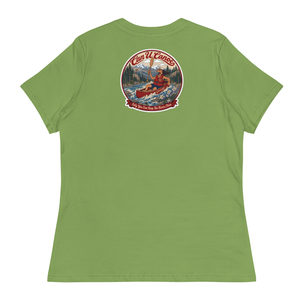 CUC Relaxed T-Shirt — George's Easy Float Tee | Leaf | S | back | approved George campaign artwork