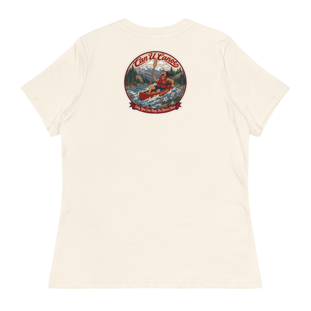 CUC Relaxed T-Shirt — George's Easy Float Tee | Natural | S | back | approved George campaign artwork