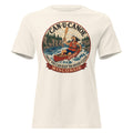 George's Wisconsin River Badge Women's Relaxed Tee in Natural