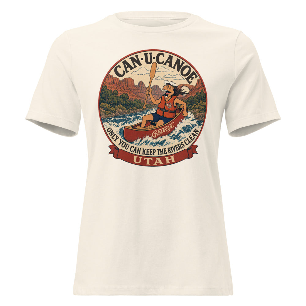 George's Utah River Badge women's relaxed tee
