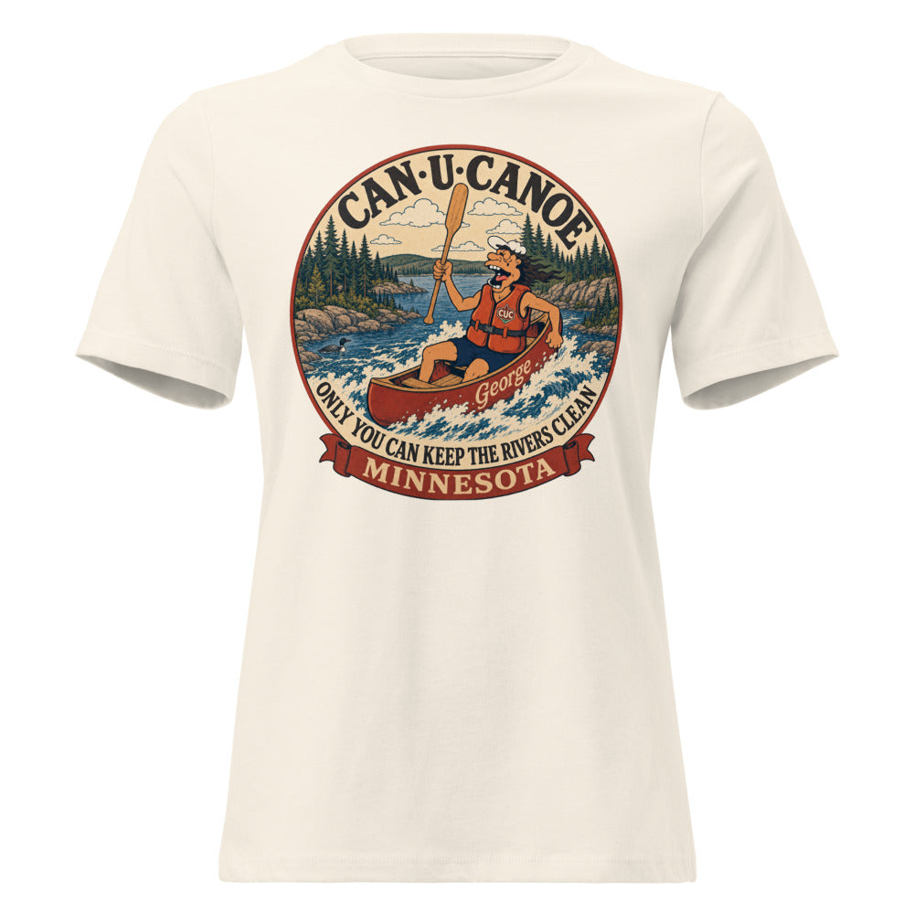 George's Minnesota River Badge women's relaxed tee