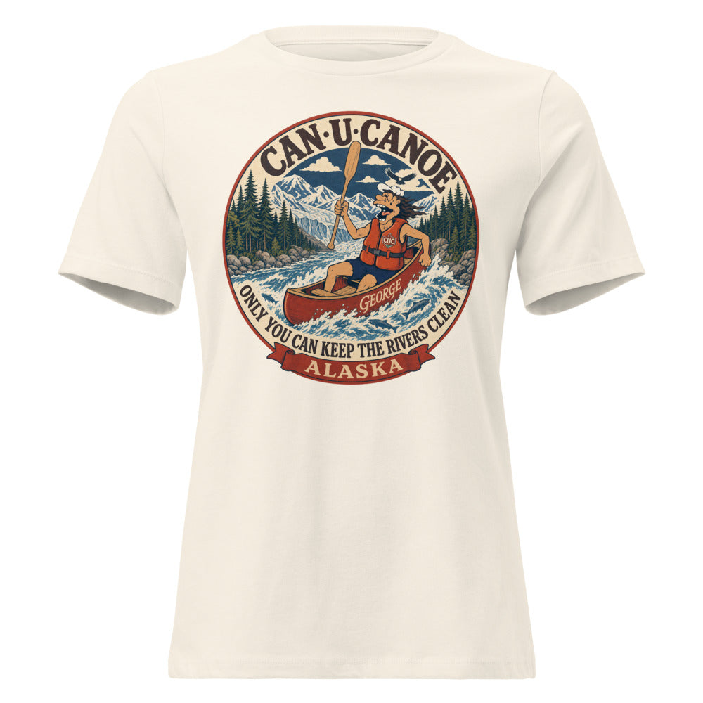 George's Alaska River Badge women's relaxed tee