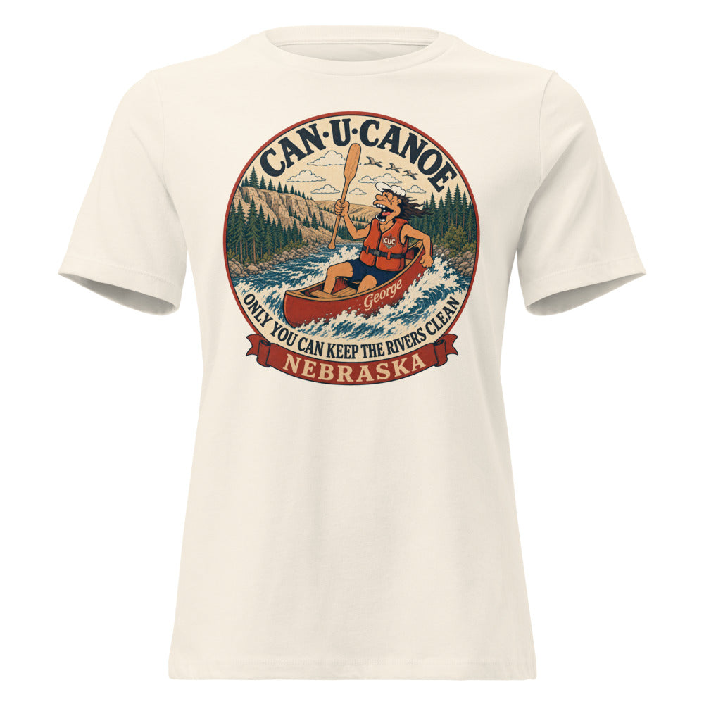 George's Nebraska River Badge women's relaxed tee