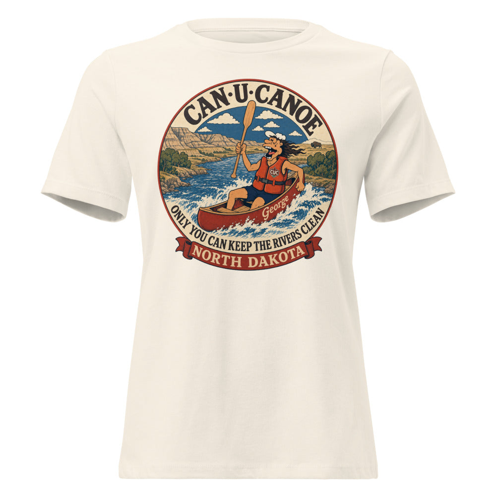 George's North Dakota River Badge women's relaxed tee