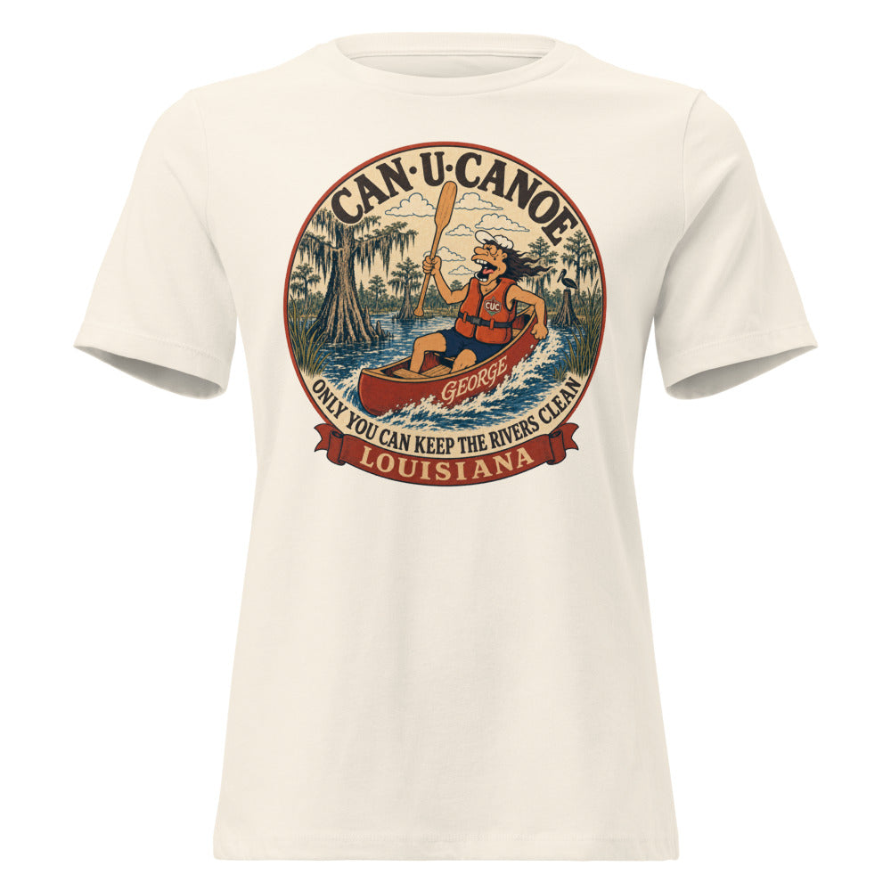 George's Louisiana River Badge women's relaxed tee