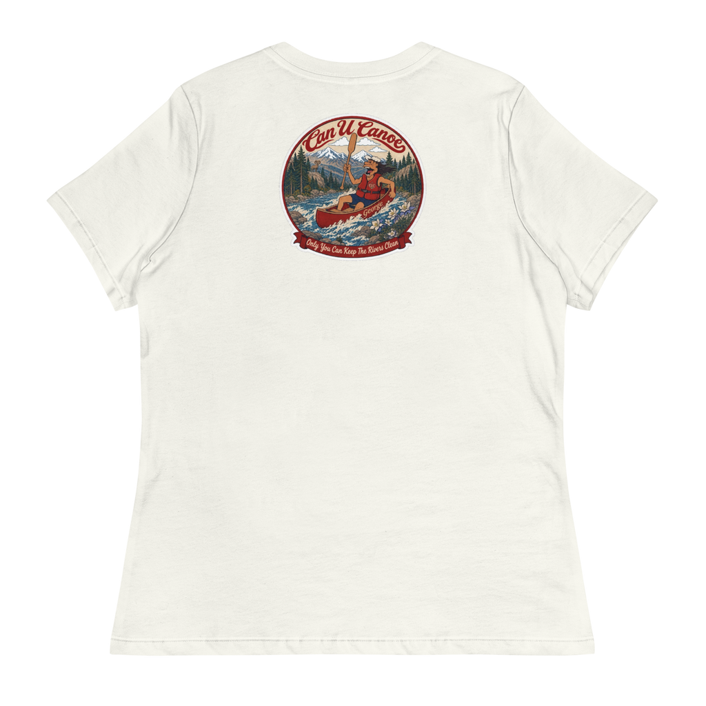 CUC Relaxed T-Shirt — George's Easy Float Tee | Vintage White | S | back | approved George campaign artwork