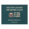 CUC Yard Sign — George’s Riverfront Sign | None | Double-sided | front | exact approved George badge