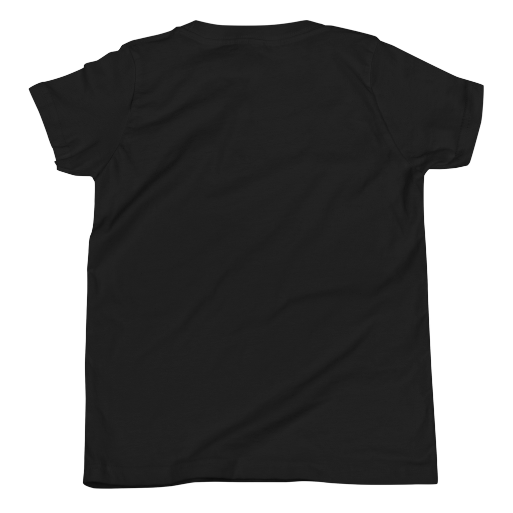 Junior River Rangers Youth Tee — Pink Canoe Edition | Black | back | newest girl pledge-card artwork