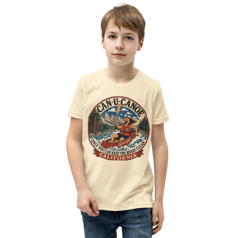 George's California River Badge youth tee