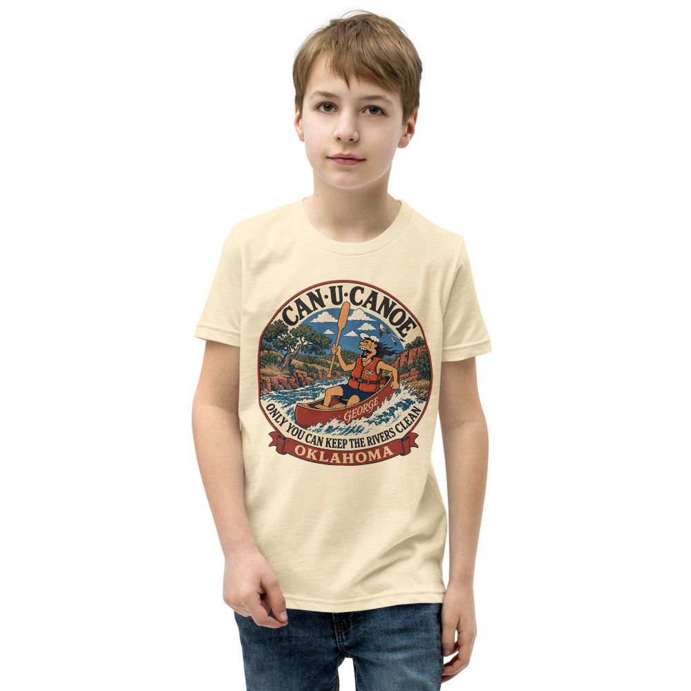 George's Oklahoma River Badge youth tee