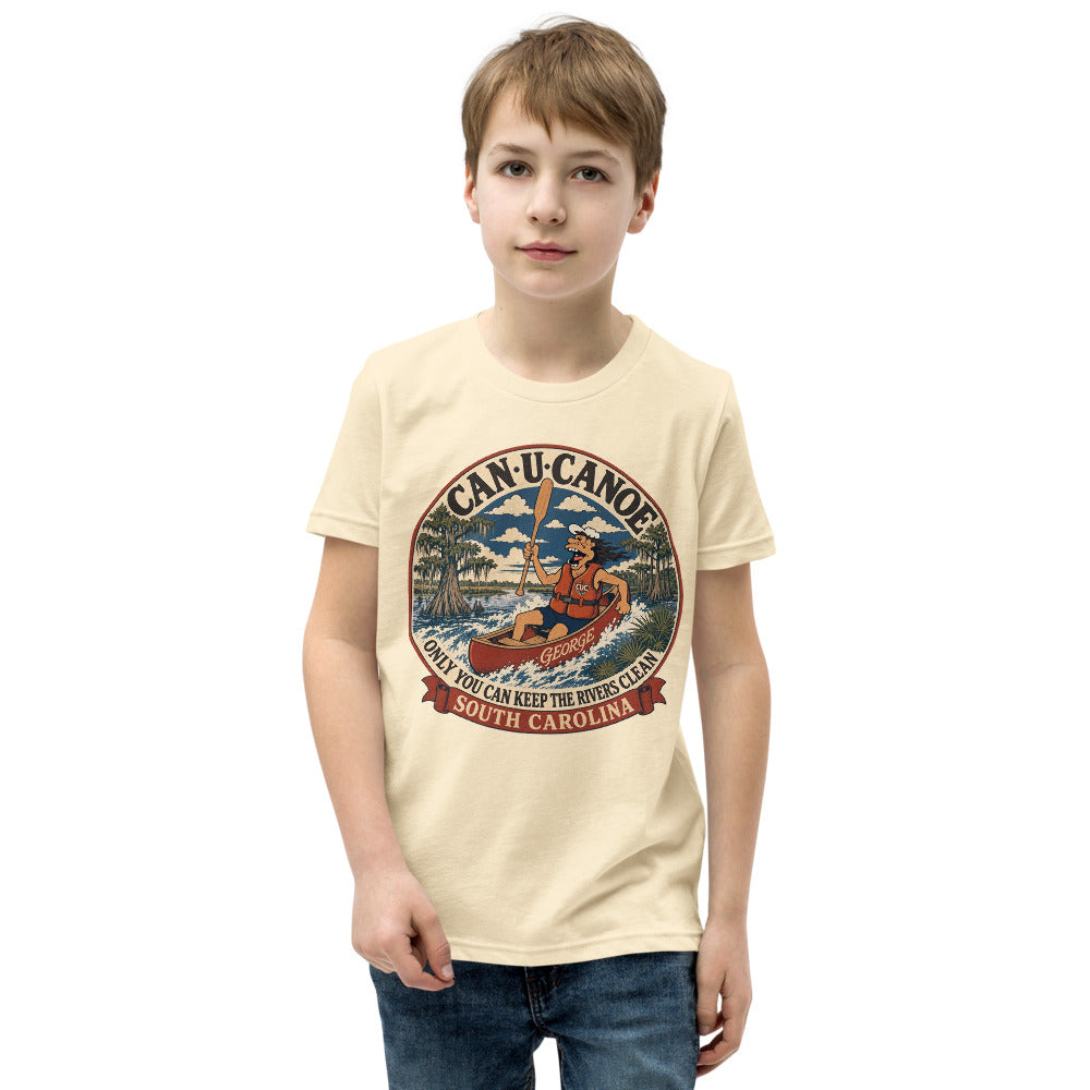 George's South Carolina River Badge youth tee - Natural