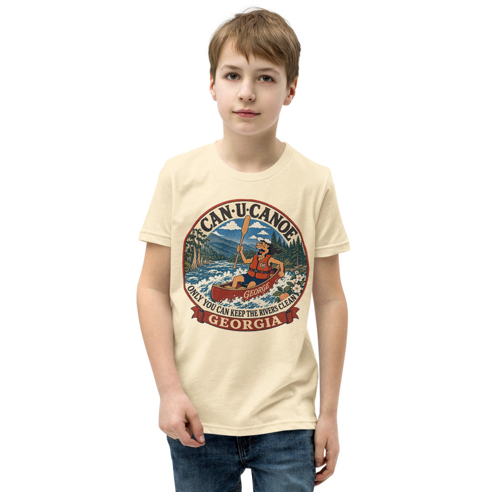 George's Georgia River Badge youth tee - Natural