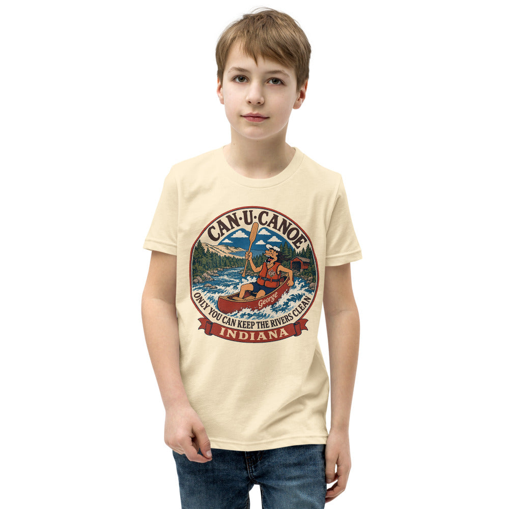 George's Indiana River Badge youth tee - Natural