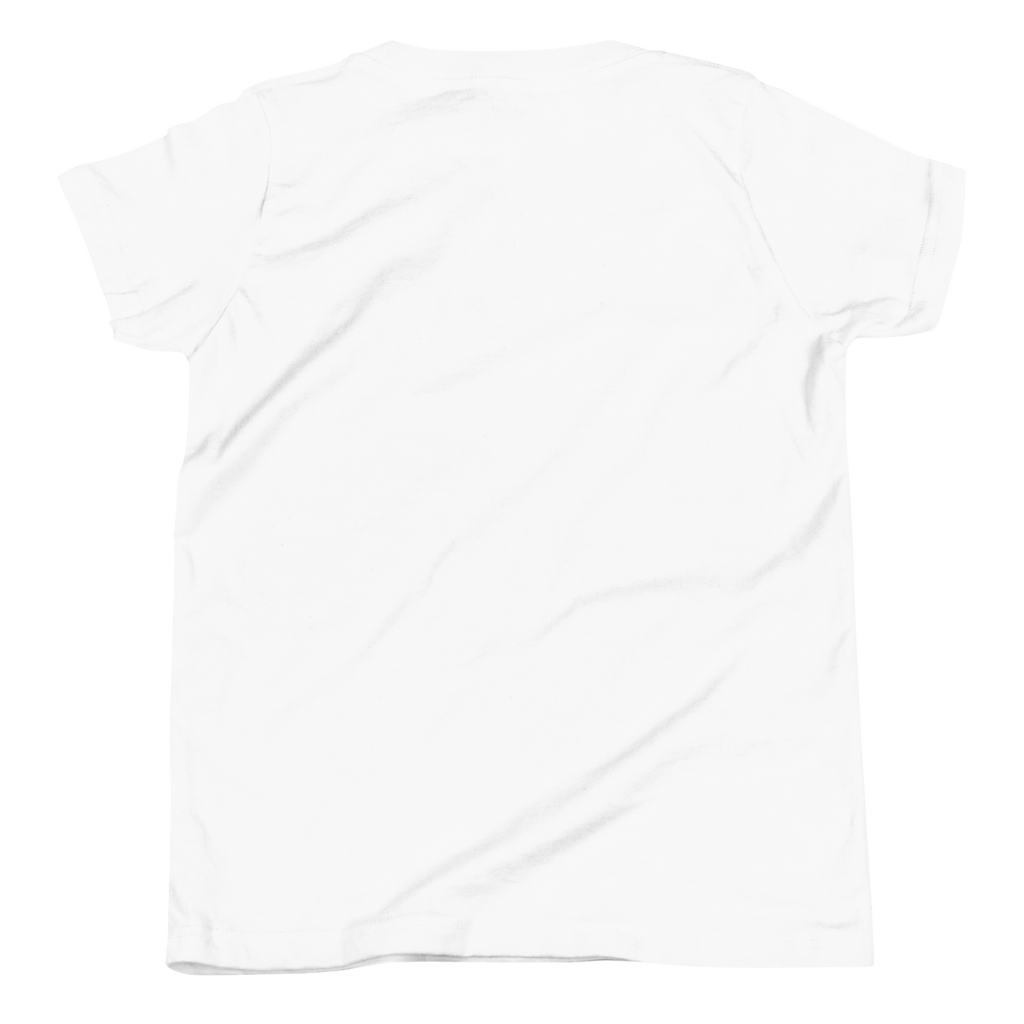 Junior River Rangers Youth Tee — Pink Canoe Edition | White | back | newest girl pledge-card artwork